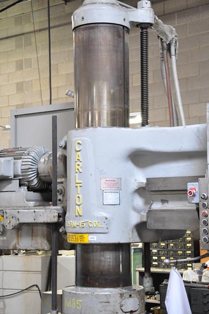 15" x 60" (6'-0") CARLTON ... RADIAL DRILL